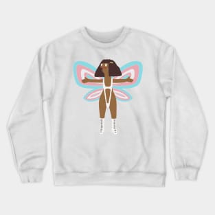 Marshmallow Trans Fairy Crewneck Sweatshirt